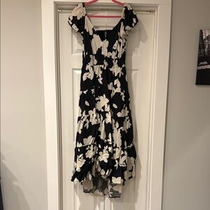 Anthropologie The Silverlake Flutter sleeve Dress XL